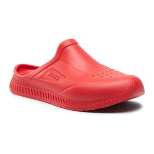 Czerwone buty letnie męskie Hugo Boss