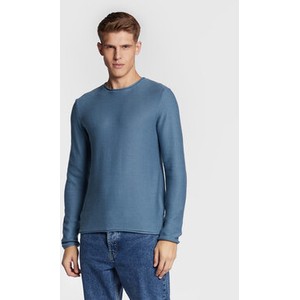 Niebieski sweter Solid
