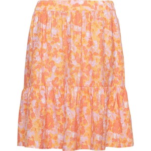 Pomarańczowa spódnica Moss Copenhagen mini w stylu casual