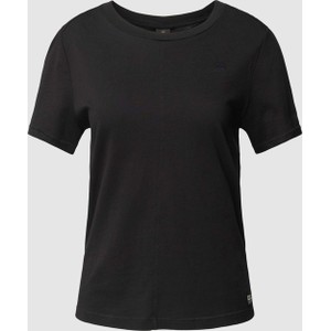 Czarny t-shirt G-Star Raw z krótkim rękawem w stylu casual z okrągłym dekoltem