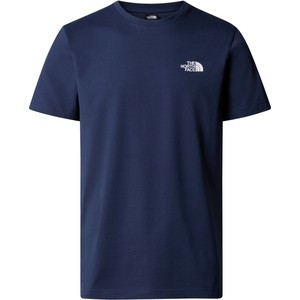 Niebieski t-shirt The North Face w stylu casual
