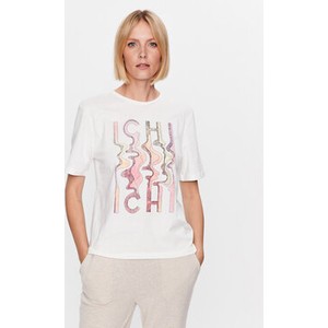 T-shirt Ichi w młodzieżowym stylu z okrągłym dekoltem