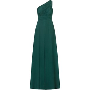 Zielona sukienka Apart maxi z dekoltem w kształcie litery v