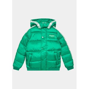 Zielona kurtka dziecięca Guess dla chłopców