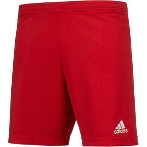 Czerwone spodenki Adidas w sportowym stylu
