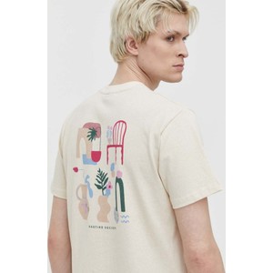 T-shirt Kaotiko z bawełny z krótkim rękawem w młodzieżowym stylu