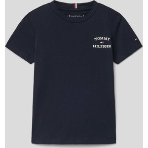 Koszulka dziecięca Tommy Hilfiger z krótkim rękawem z bawełny dla chłopców