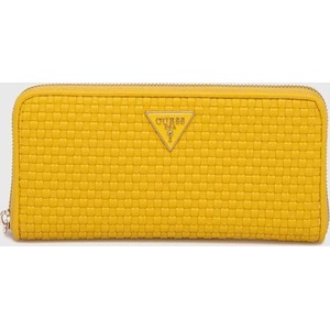 Żółty portfel Guess