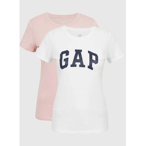 T-shirt Gap z krótkim rękawem z okrągłym dekoltem w młodzieżowym stylu