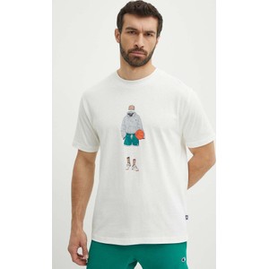T-shirt New Balance w młodzieżowym stylu z nadrukiem