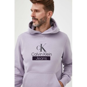 Bluza Calvin Klein z nadrukiem z bawełny w młodzieżowym stylu