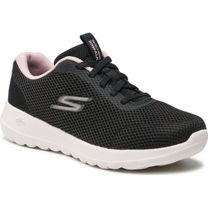 Czarne buty sportowe Skechers z płaską podeszwą motion