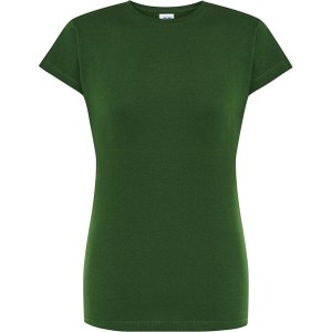 Zielona bluzka JK Collection z okrągłym dekoltem