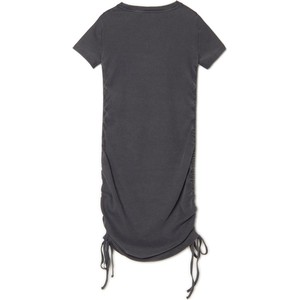 Czarna sukienka Cropp dopasowana z okrągłym dekoltem mini