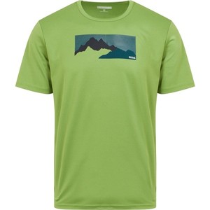 Zielony t-shirt Regatta z krótkim rękawem w sportowym stylu