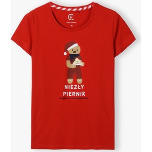 Czerwona bluzka dziecięca Family Concept By 5.10.15. z bawełny
