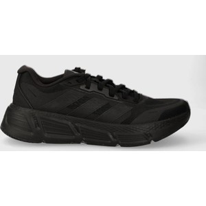 Czarne buty sportowe Adidas Performance w sportowym stylu sznurowane
