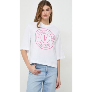 Bluzka Versace Jeans z bawełny
