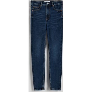 Granatowe jeansy Reserved