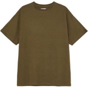 Zielony t-shirt Cropp z bawełny