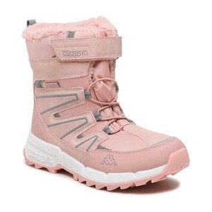 Różowe buty dziecięce zimowe Kappa dla dziewczynek