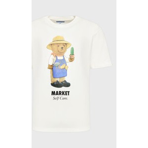 T-shirt Market w młodzieżowym stylu z krótkim rękawem