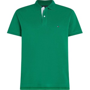 Zielony t-shirt Tommy Hilfiger z bawełny