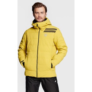 Żółta kurtka ROSSIGNOL krótka w sportowym stylu