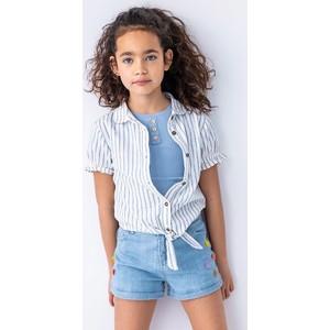 Koszula dziecięca Like Flo dla dziewczynek w paseczki z bawełny