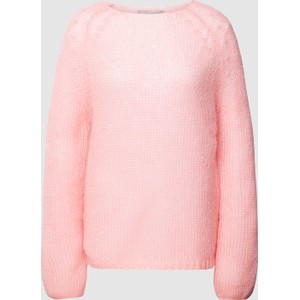 Różowy sweter The Mercer N.Y. z moheru