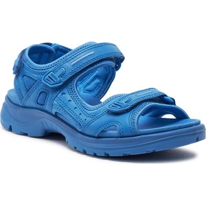 Niebieskie sandały Ecco z klamrami w stylu casual