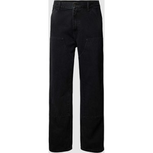 Czarne jeansy Carhartt WIP z bawełny w street stylu