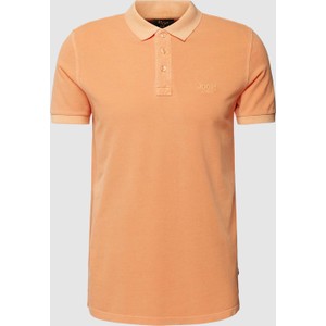 Pomarańczowy t-shirt Joop! w stylu casual z bawełny