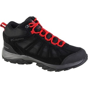 Czarne buty trekkingowe Columbia sznurowane