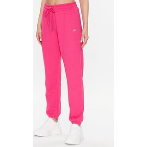 Różowe spodnie sportowe DKNY