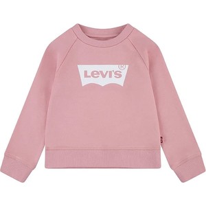 Różowa bluza dziecięca Levis z bawełny