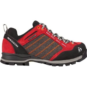 Czerwone buty trekkingowe Bergson