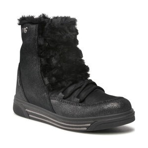 Czarne buty dziecięce zimowe Primigi z goretexu