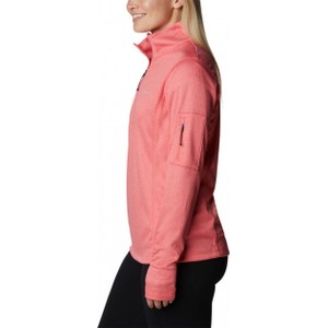 Różowa bluza Columbia w sportowym stylu bez kaptura