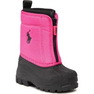 Różowe buty dziecięce zimowe POLO RALPH LAUREN dla dziewczynek
