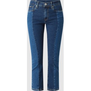 Granatowe jeansy Pepe Jeans z bawełny w stylu casual