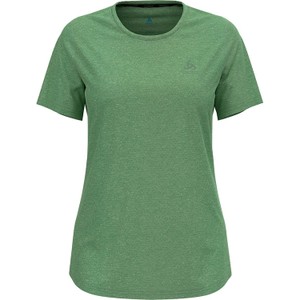 Zielony t-shirt ODLO z lnu w sportowym stylu