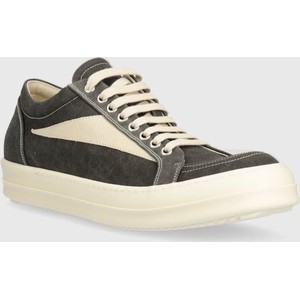 Rick Owens tenisówki Denim Shoes Vintage Sneaks męskie kolor szary DU01D1803.SCFLVS.7811