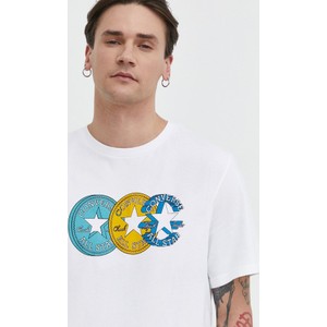 T-shirt Converse z nadrukiem z bawełny