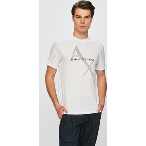 T-shirt Armani Exchange z krótkim rękawem z dzianiny w stylu casual