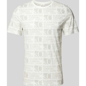 T-shirt S.Oliver z bawełny w młodzieżowym stylu