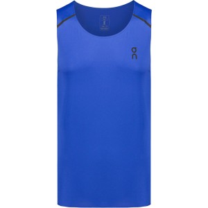 Niebieski t-shirt On Running z krótkim rękawem