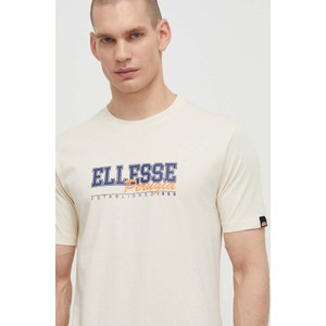T-shirt Ellesse z bawełny z krótkim rękawem