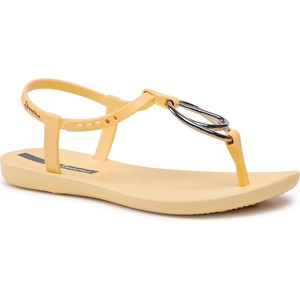 Żółte sandały Ipanema z płaską podeszwą