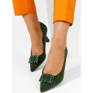 Zielone szpilki Zapatos